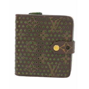 Louis Vuitton Monogram Perfo Compact Zip Short Wallet